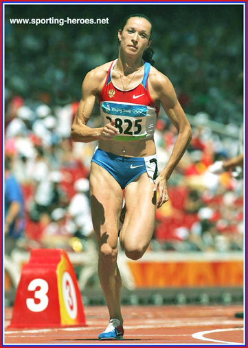 Tatyana Andrianova - Russia - 2008 Olympics 800m finalist (result)