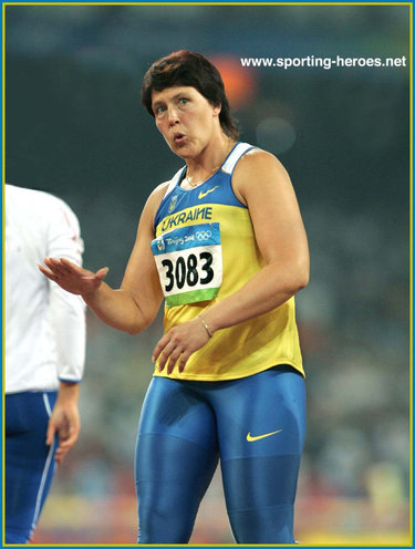 Olena Antonova - Ukraine - 2008 Olympic Games Discus bronze medal.