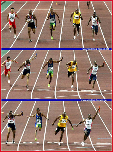 Nobuharu Asahara - Japan - 5th in the 4x100m at 2007 World Championships.