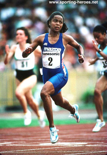 Evelyn Ashford - U.S.A. - A third relay Olympic gold in 1992