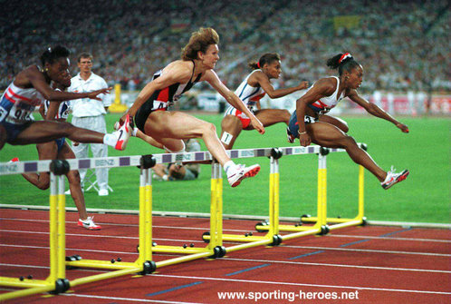 Marina Azyabina - Russia - 100m Hurdles silver at 1993 World Championships.
