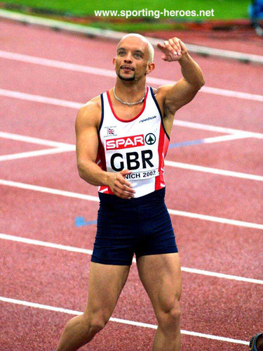 Jamie Baulch - Great Britain & N.I. - Relay Gold at the 2002 European Championships.