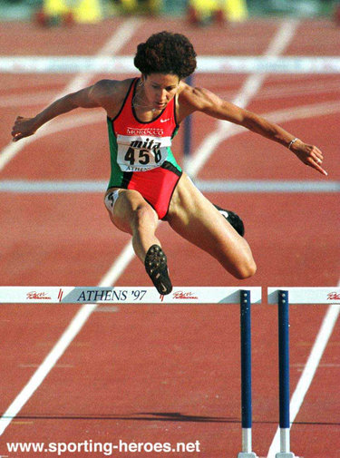 Nezha Bidouane - Morocco - 1997 & 2001 World 400m hurdles Champion