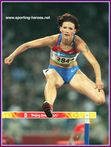 Ekaterina Bikert - Russia - Sixth in 400mh at the 2008 Olympic Games.