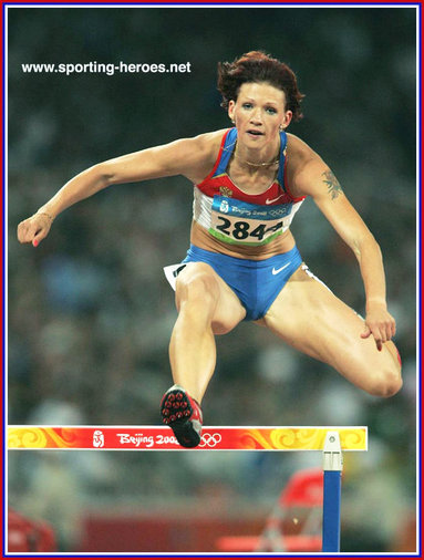 Ekaterina Bikert - Russia - Sixth in 400mh at the 2008 Olympic Games.
