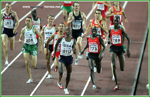 Tarek Boukensa - Algeria - 5th in the 1500m at the 2007 World Championships.