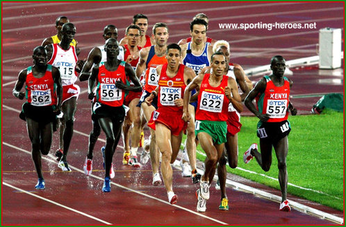 Brahim Boulami - Morocco - Fourth in the Steeplechase at the 2005 World Champs.