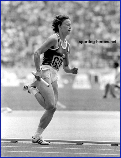 Christina Brehmer-Lathan - East Germany - 1976 Olympics Games 400m silver & 4x400m Gold.