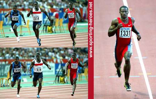 Darrel Brown - 2003 World Championships 100m silver medal.