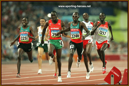 Wilfred Bungei - Kenya - 2008 Olympic Games 800m Champion.