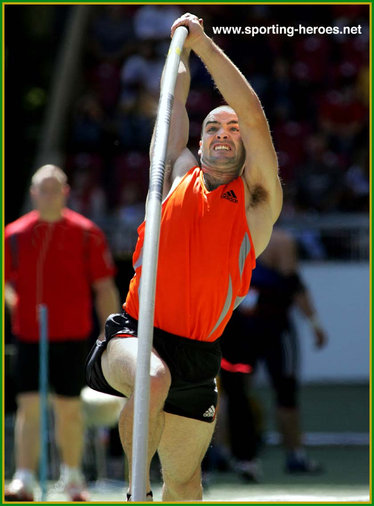 Paul Burgess - Australia - Pole Vault silvers medals at two Commonwealth Games.
