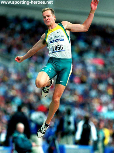 Peter Burge - Australia - Long Jump Gold at 1998 Commonwealth Games.