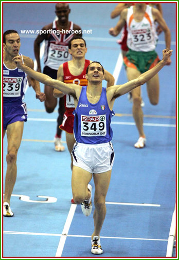 Cosimo Caliandro - Italy - 2007 European Indoor 3000m Champion.