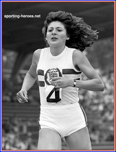 Sheila Carey - Great Britain & N.I. - Fourth in the 800m at the 1968 Olympic Games.