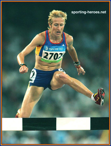 Cristina Casandra - Romania - 5th in the Steeplechase at the 2008 Olympics.