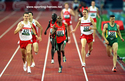 William Chirchir - Kenya - 1,500m silver medal at 2002 Commonwealth Games