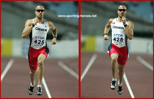 Tyler Christopher - Canada - World Championships 400m  bronze medalist.