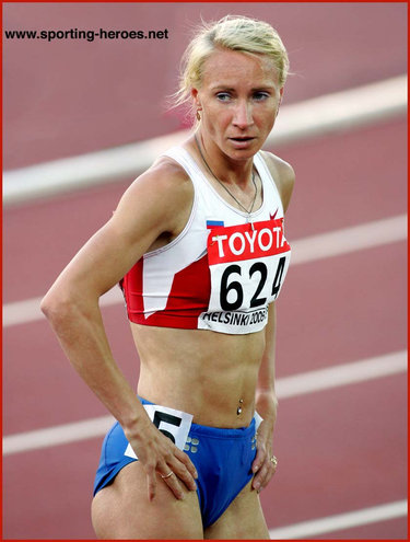 Larisa Chzhao - Russia - 6th in the 800m at the 2005 World Championships.