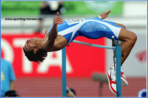 Nicola Ciotti - Italy - Fifth in the High Jump at the 2005 World Championships.