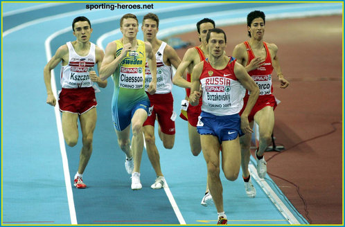 Mattias Claesson - Sweden - 2009 European Indoor Championships 800m bronze medal.