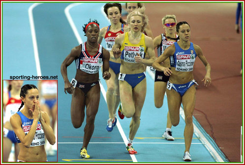 Elisa Cusma-Piccione - Italy - 2009 European Indoors 800m bronze medal.