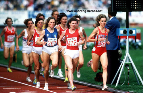 Mary Decker - U.S.A. - 1983 World Champion in 3000m & 1500m.