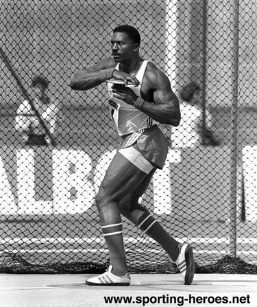 Luis Delis - Cuba - 1980 Olympic, 1983 & 1987 World discus medals