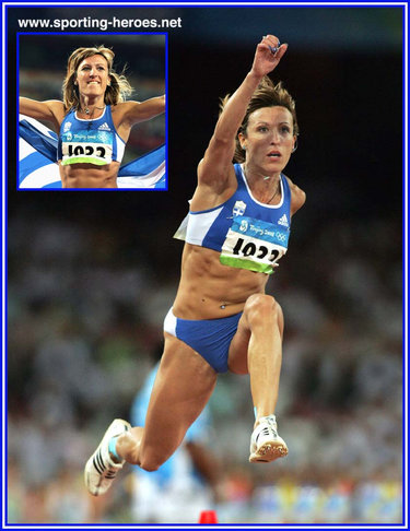 Hrysopiyi Devetzi - Greece - 2008 Olympics Triple Jump bronze - later taken away !