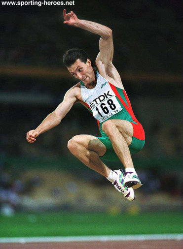 Rostislav Dimitrov - Bulgaria - Triple Jump silver at 1999 World Athletics Championships.