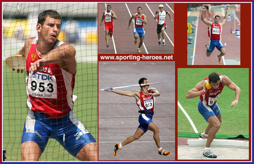 Aleksey Drozdov - Russia - Decathlon finalist at World & European Championships.