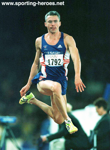 Jonathan Edwards - Great Britain & N.I. - Triple Jump Gold  Medal at 2000 Olympic Games.