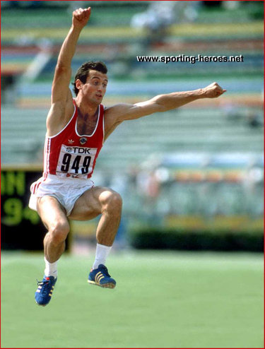 Robert Emmiyan - U.S.S.R. - 1986 European long jump Champion.