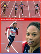 Allyson FELIX - U.S.A. - 2005 World Championship Champion over 200 metres.