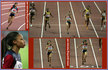 Allyson FELIX - U.S.A. - 2007 World Championships triple Gold medals.