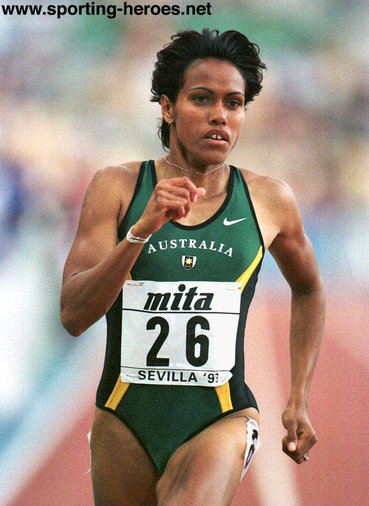 Cathy Freeman - Australia - Defends World Championship 400m crown in Seville