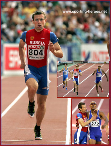 Vladislav Frolov - Russia - 2006 European Championships 400m silver medal.