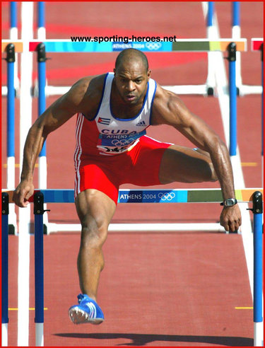 Anier Garcia - Cuba - International result in 110mh from 2004 to 2001.