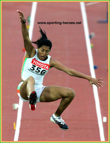 Anju Bobby George - India - 5th. in the Long Jump at the 2005 World Chmpionships.