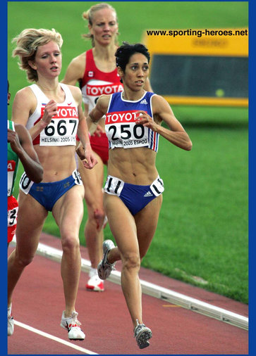 Bouchra Ghezielle - France - 2005 World Champs 1500m bronze medal.