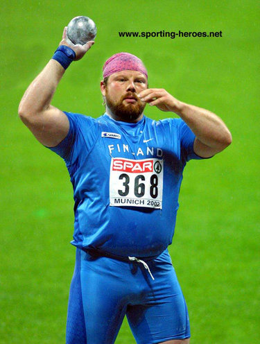 Arsi Harju - Finland - Olympic Games shot put Champions in 2000.