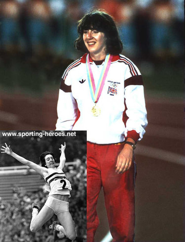 Sue Hearnshaw - Great Britain & N.I. - 1984 Olympics Long Jump bronze medal.
