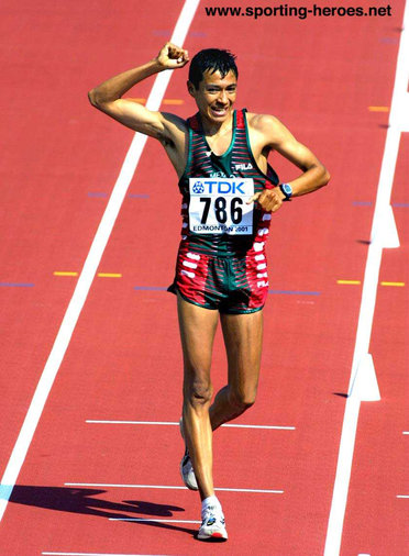 Edgar Hernandez - Mexico - 50km Walk bronze at 2001 World Championships.