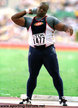 C.J. HUNTER - U.S.A. - 1999 World Shot Put Champion.