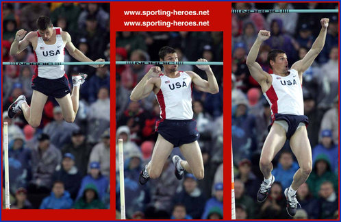 Nick Hysong - U.S.A. - Olympic pole vault champion in 2000.