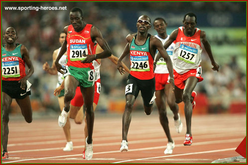 Ismail Ahmed Ismail - Sudan - 2008 Olympic Games 800m silver medal