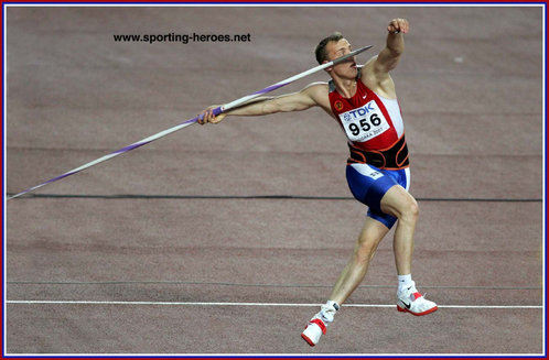 Aleksandr IVANOV - Russia - Fifth at 2005, 2007 World Championships & 2004 Olympic Games.