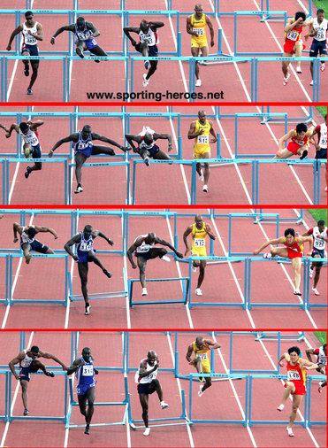 Allen Johnson - U.S.A. - 2005 World Champs 100m Hurdles bronze medal.