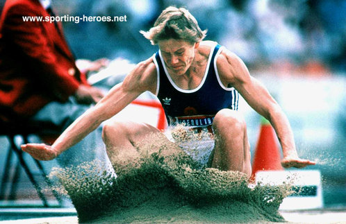 Sabine John - East Germany - 1988 Olympics Heptathlon silver medal.