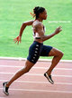 Marion JONES - U.S.A. - 100m title retained at the 1999 World Championships.