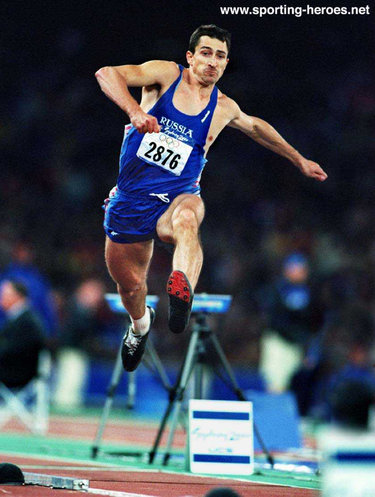 Denis Kapustin - Russia - Olympic bronze medalist & European Champion in triple jump